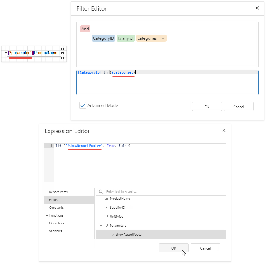 Prepend Parameters with Question Mark